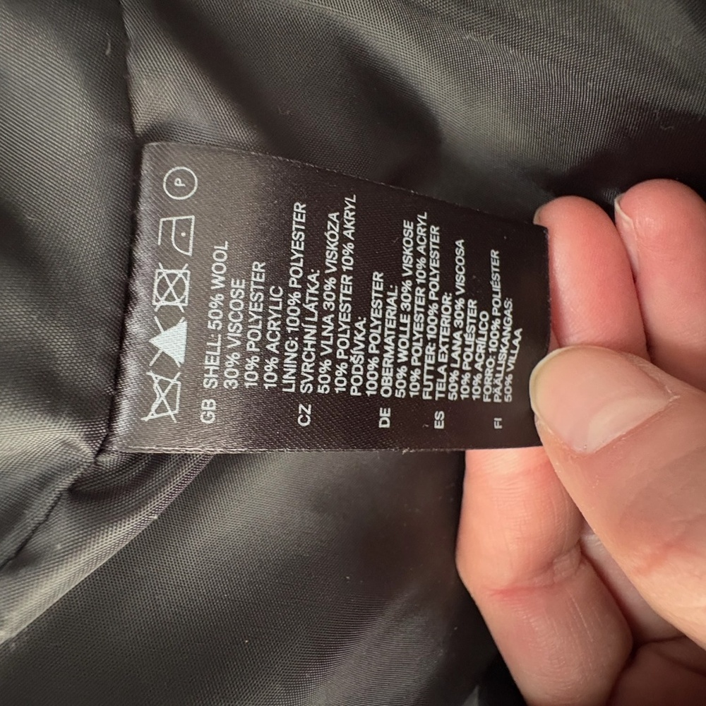 H&M- Tweed Moto Jacket - Picture 5 of 5
